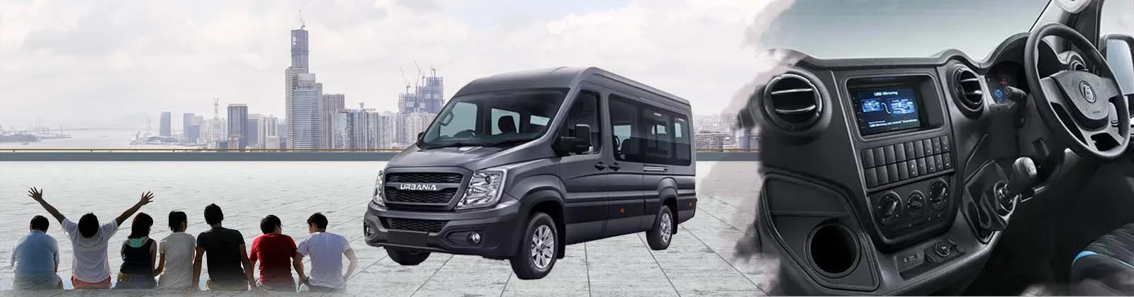 12 Seater Urbania Luxury Van Rental