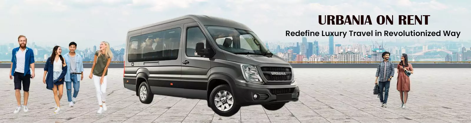 Force Urbania Van on Rent in Delhi