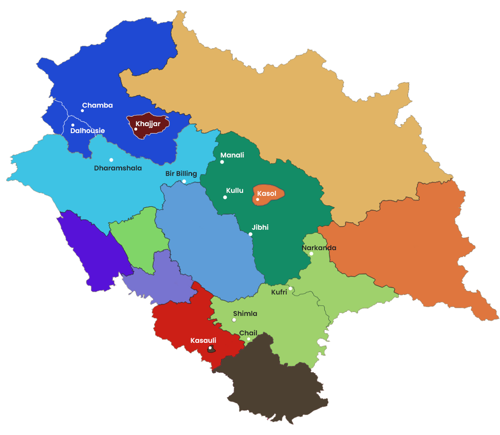 Himachal map