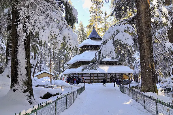 Hadimba Devi Temple in Winter