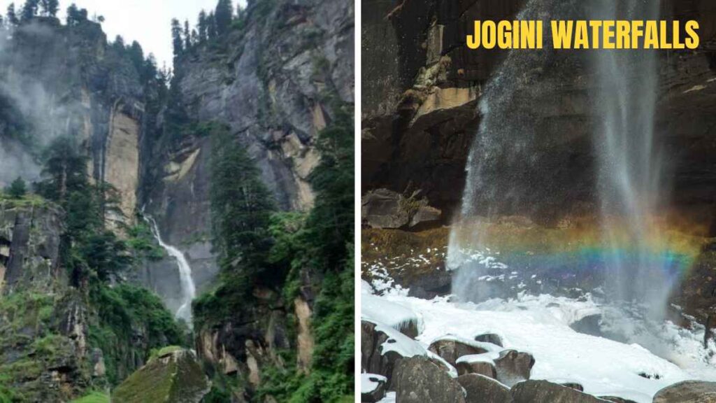 Jogini waterfalls in Manali